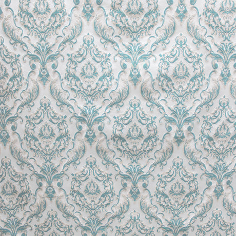 Varley Damask Jacquard Polyester Fabric - Textured Damask, 53" Width (1 Yard)