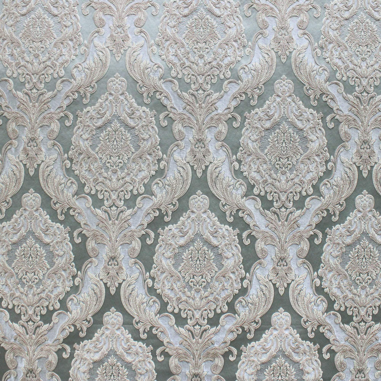 Varley Damask Jacquard Polyester Fabric - Textured Damask, 53" Width (1 Yard)