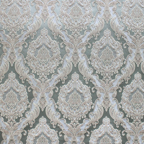Varley Damask Jacquard Polyester Fabric - Textured Damask, 53" Width (1 Yard)