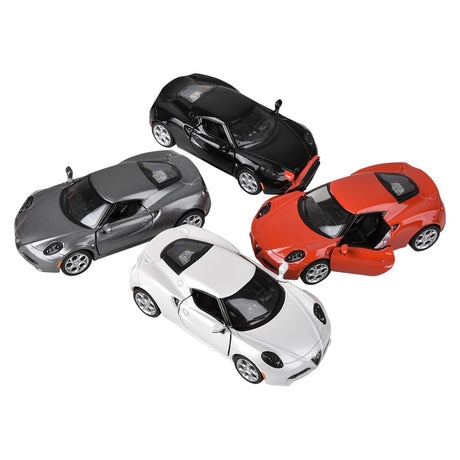 Die-Cast Pull Back 2013 Alfa Romeo 4C (1 DSP)