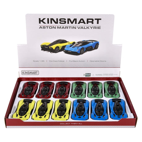 Die-Cast Aston Martin Valkyrie 12ct (1 DSP)