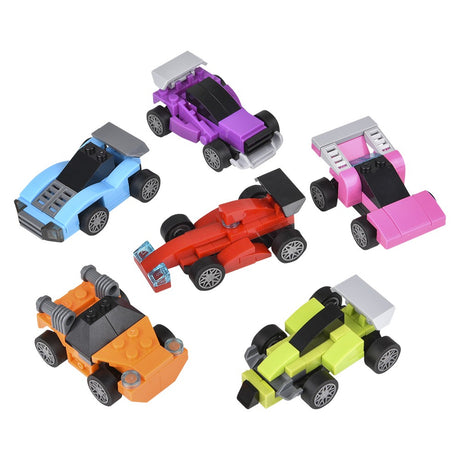 Building Block Pull Back Race Car (1 UNT)