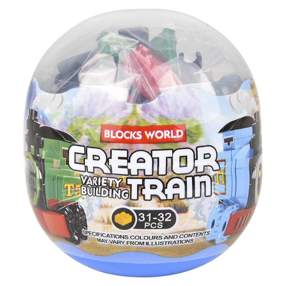 Building Block Train Assortment (12 PC Display)
