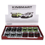 Die-Cast Pull Back Bentley Continental GT3 (12 Pc Display)