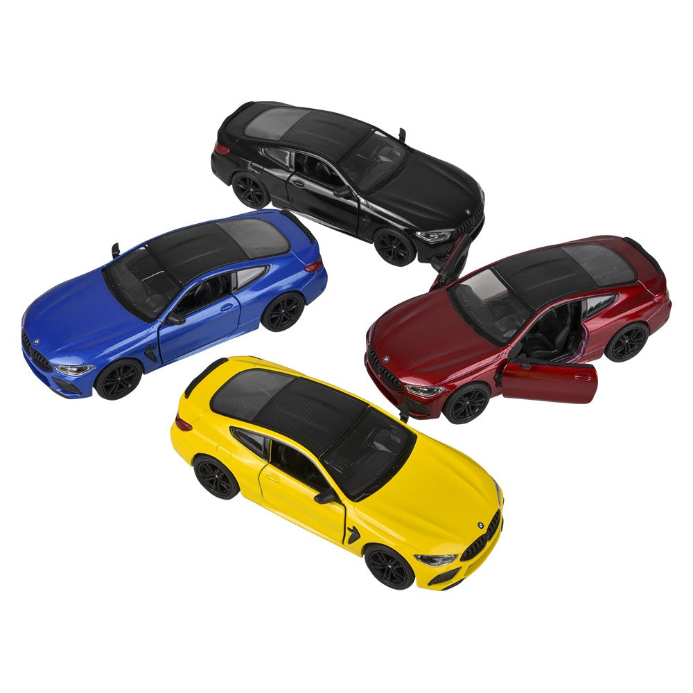 Die-Cast Pull Back BMW M8 Competition Coupe (12 Pc Display)