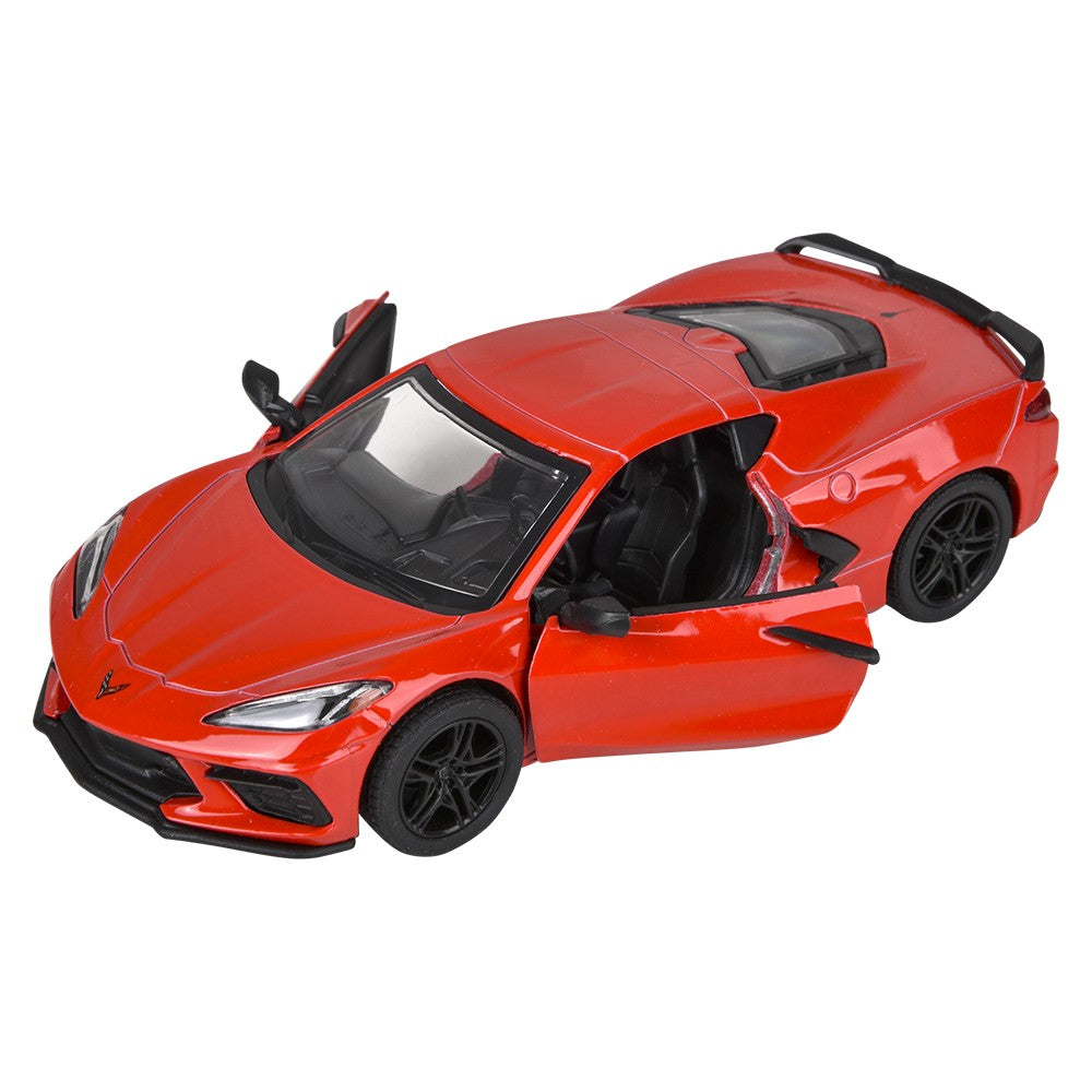 Die-Cast Pull Back 2021 Corvette (12 PC Display)