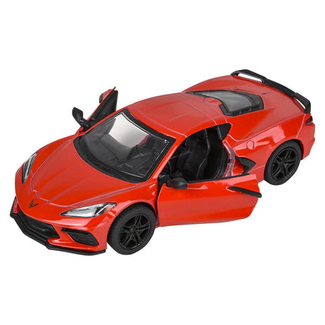 Die-Cast Pull Back 2021 Corvette (12 PC Display)