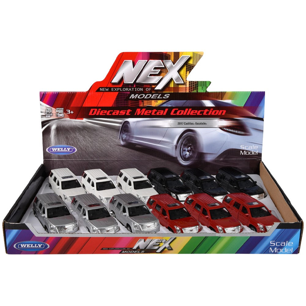 Cadillac Escalade Pull-Back Car (12 Pc Display)