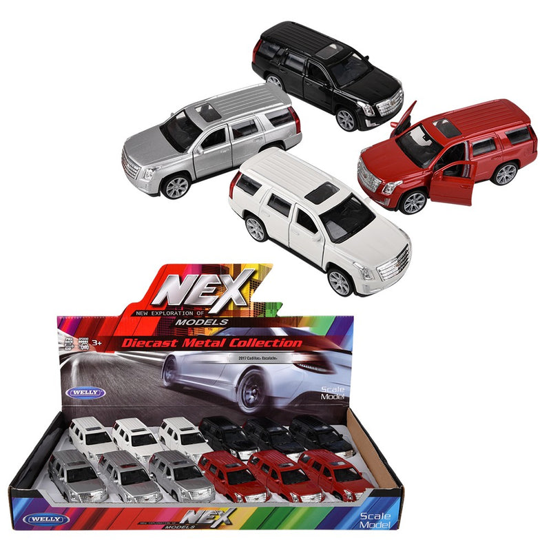 Cadillac Escalade Pull-Back Car (12 Pc Display)