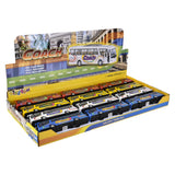 Die-Cast Pull Back Coach Bus (12 Display)