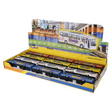 Die-Cast Pull Back Coach Bus (12 Display)