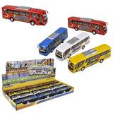 Die-Cast Pull Back Coach Bus (12 Display)