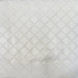 Vecta Embossed Diamond Jacquard Fabric - Natural Washed, 60" Width (1 Yard)