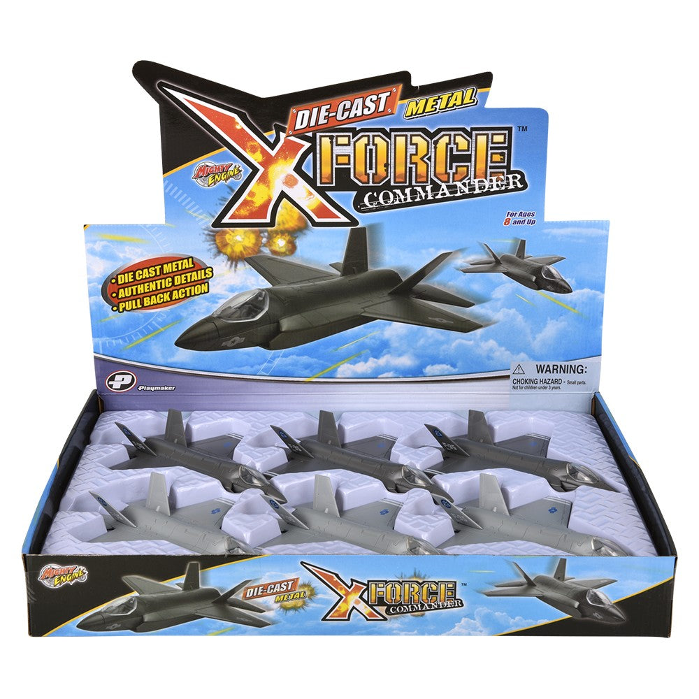 Die-Cast Pull Back F-35 Lightning II (6 Pc Display)