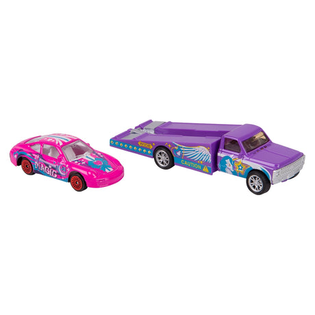 Die-Cast Style Racer Car Carrier (1 DZ)