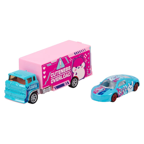 Die-Cast Style Racer Car Carrier (1 DZ)