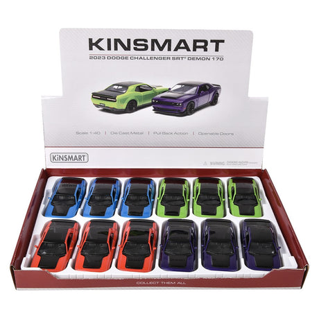 Die-Cast Pull Back 2023 Dodge Challenger SRT (1 DSP)