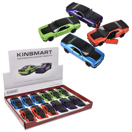 Die-Cast Pull Back 2023 Dodge Challenger SRT (1 DSP)