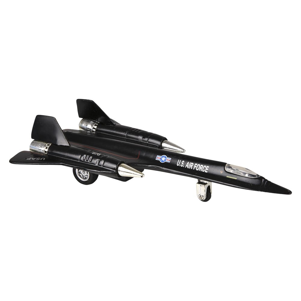 SR-71 Blackbird Die-Cast Pull Back Jet (6 Pc Display)