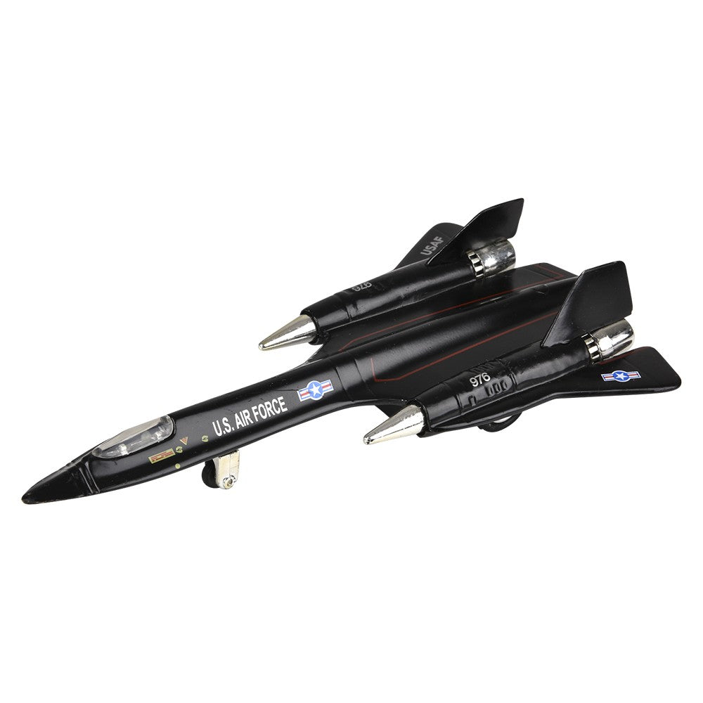 SR-71 Blackbird Die-Cast Pull Back Jet (6 Pc Display)