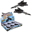 SR-71 Blackbird Die-Cast Pull Back Jet (6 Pc Display)