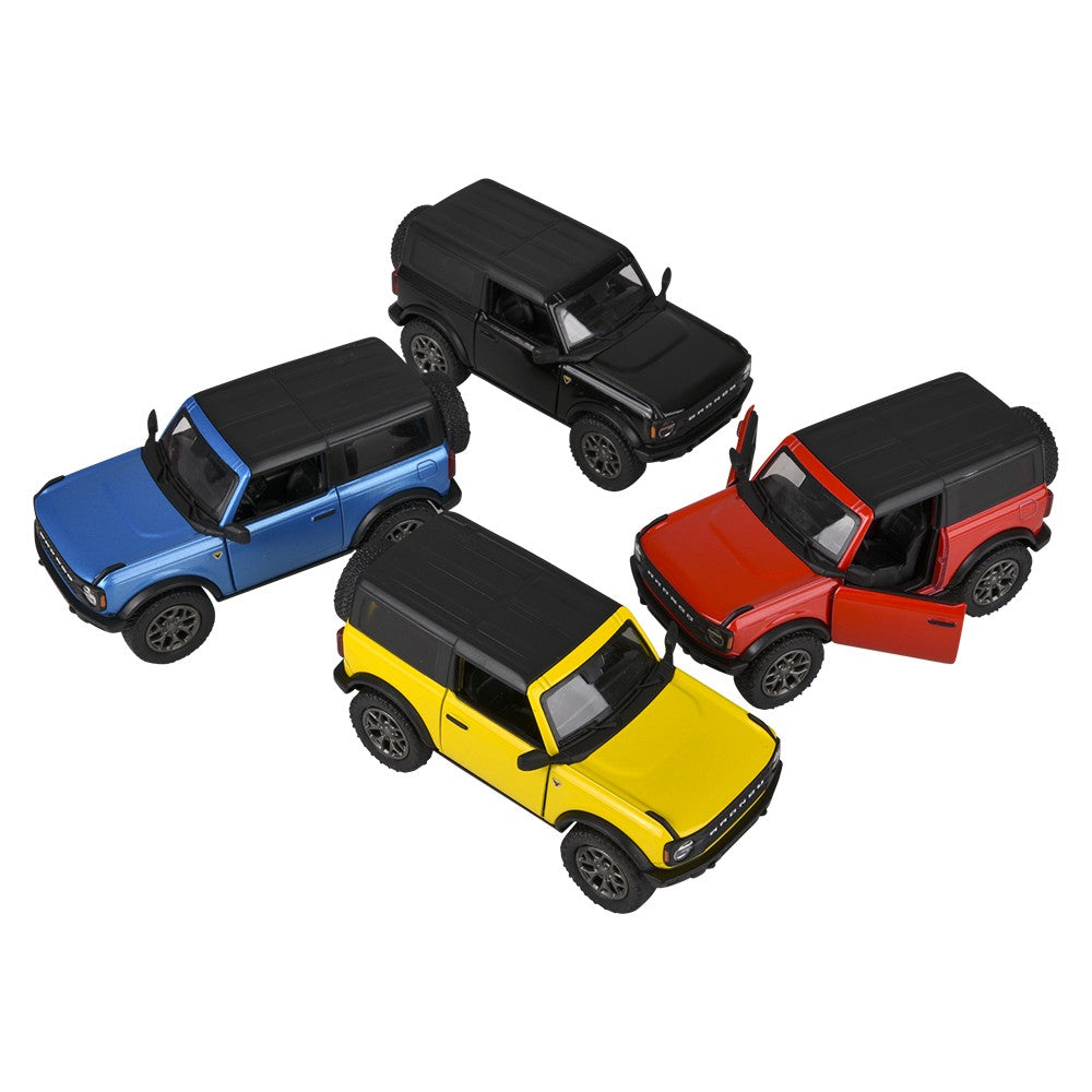 Die-Cast Pull Back 2022 Ford Bronco Hard Top (12 Pc Display)