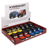 Die-Cast Pull Back 2022 Ford Bronco Hard Top (12 Pc Display)