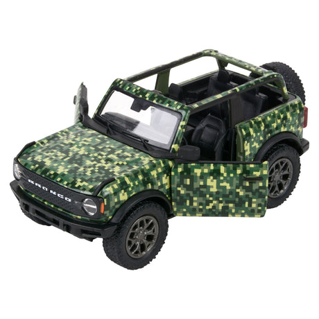 Die-Cast 2022 Ford Bronco Open Top Camo Print (12 PC Display)