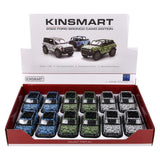 Die-Cast 2022 Ford Bronco Open Top Camo Print (12 PC Display)
