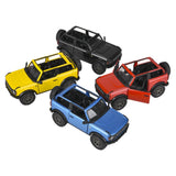 Die-Cast Pull Back 2022 Ford Bronco Open Top (12 Pc Display)