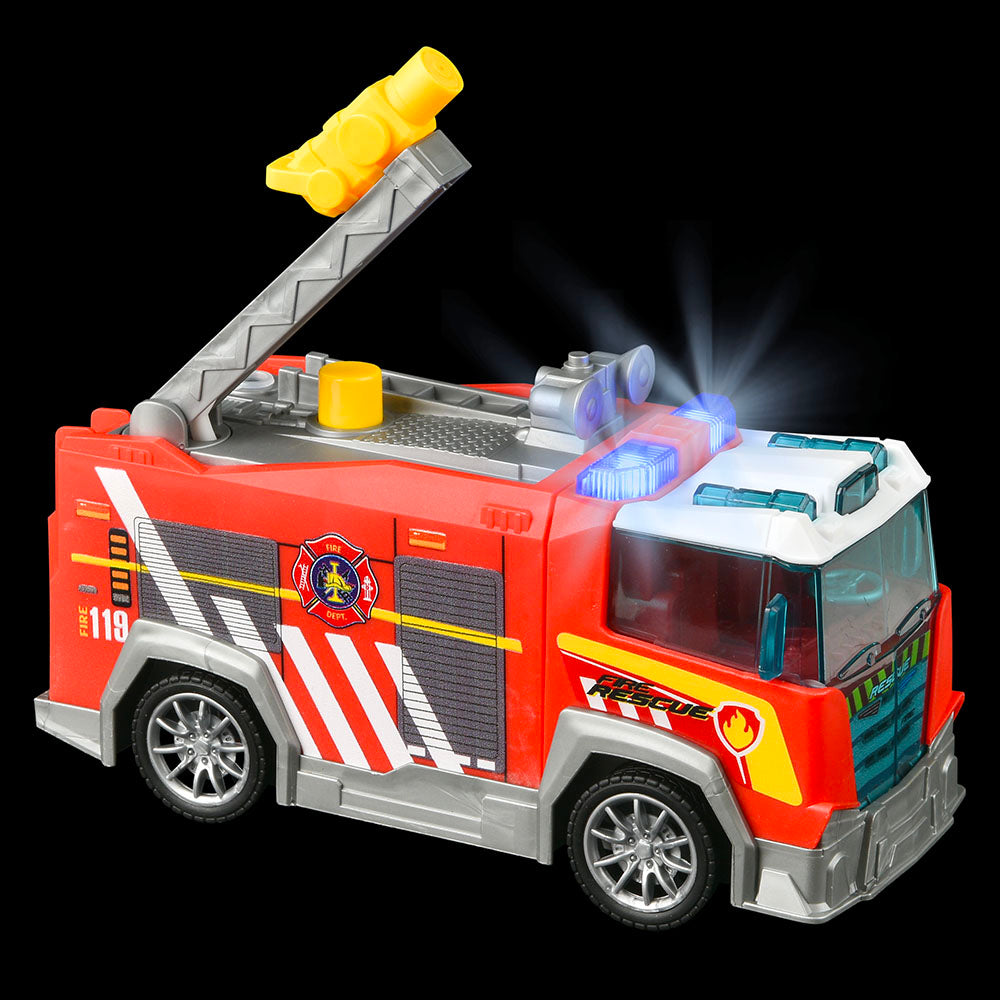 Fire Engine Toy With Light, Sound & Water Squirt