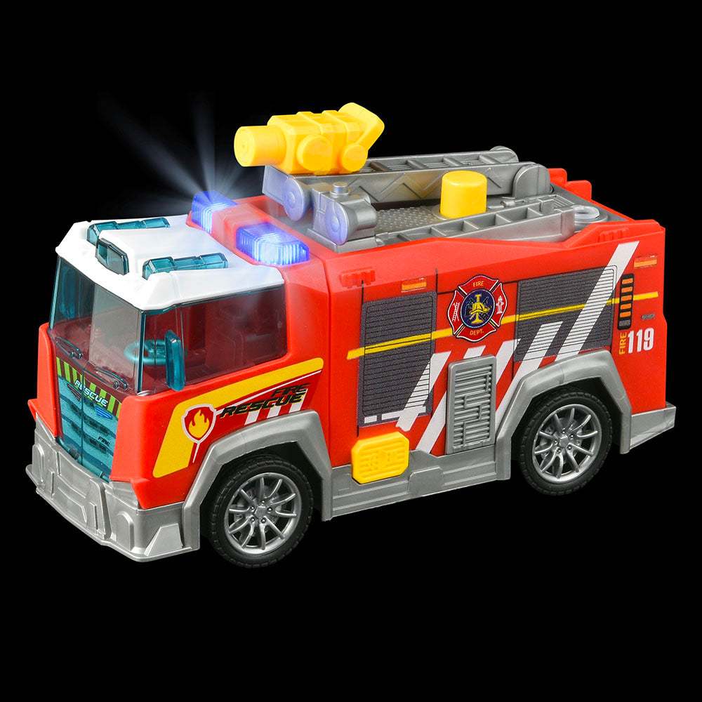 Fire Engine Toy With Light, Sound & Water Squirt