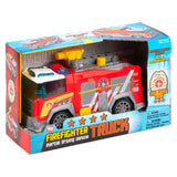 Fire Engine Toy With Light, Sound & Water Squirt
