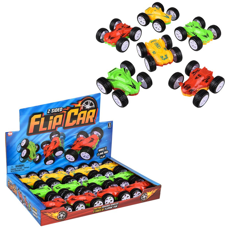 Flip Friction Car 3.5" (12 Pc Display)
