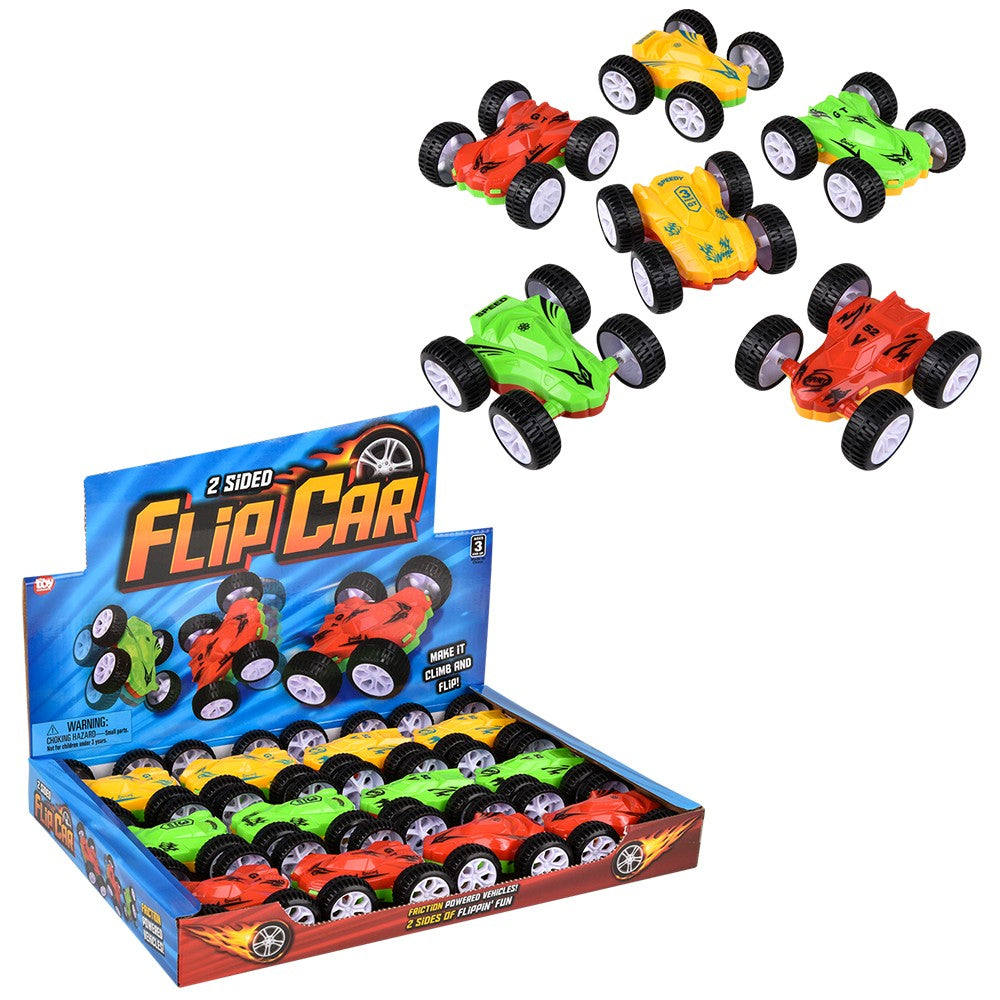 Flip Friction Car 3.5" (12 Pc Display)