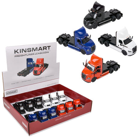 Die-Cast Freightliner Ecascadia Truck (12 Pc Display)