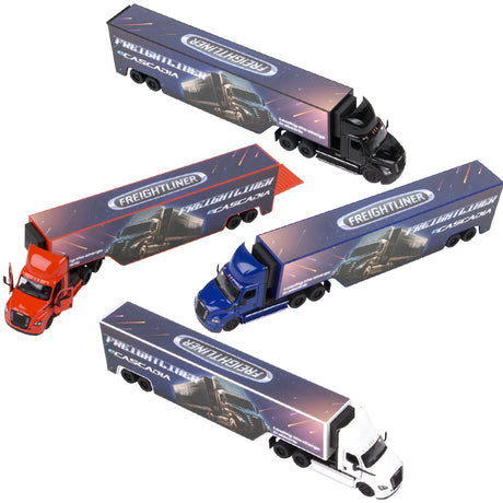 Die-Cast Freightliner Ecascadia with Container (1 DSP)