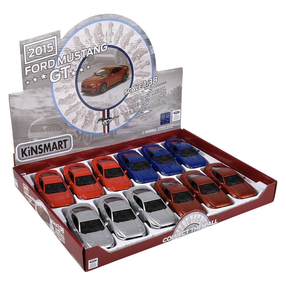 Die-Cast Pull Back 2015 Ford Mustang GT (1 DSP)