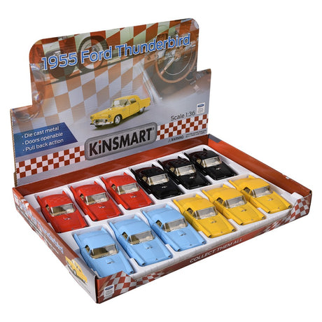 Die-Cast Pull Back 1955 Ford Thunderbird (1 DSP)
