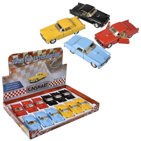 Die-Cast Pull Back 1955 Ford Thunderbird (1 DSP)