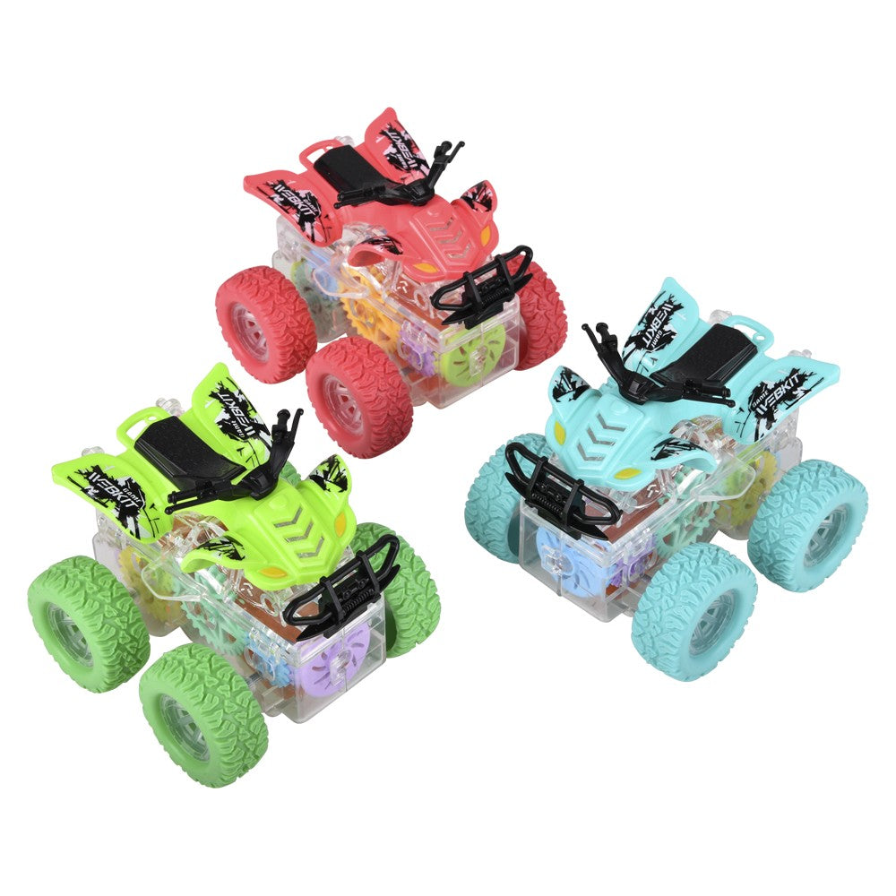 Light-Up ATV Friction Gear Toy (12 PC Display)