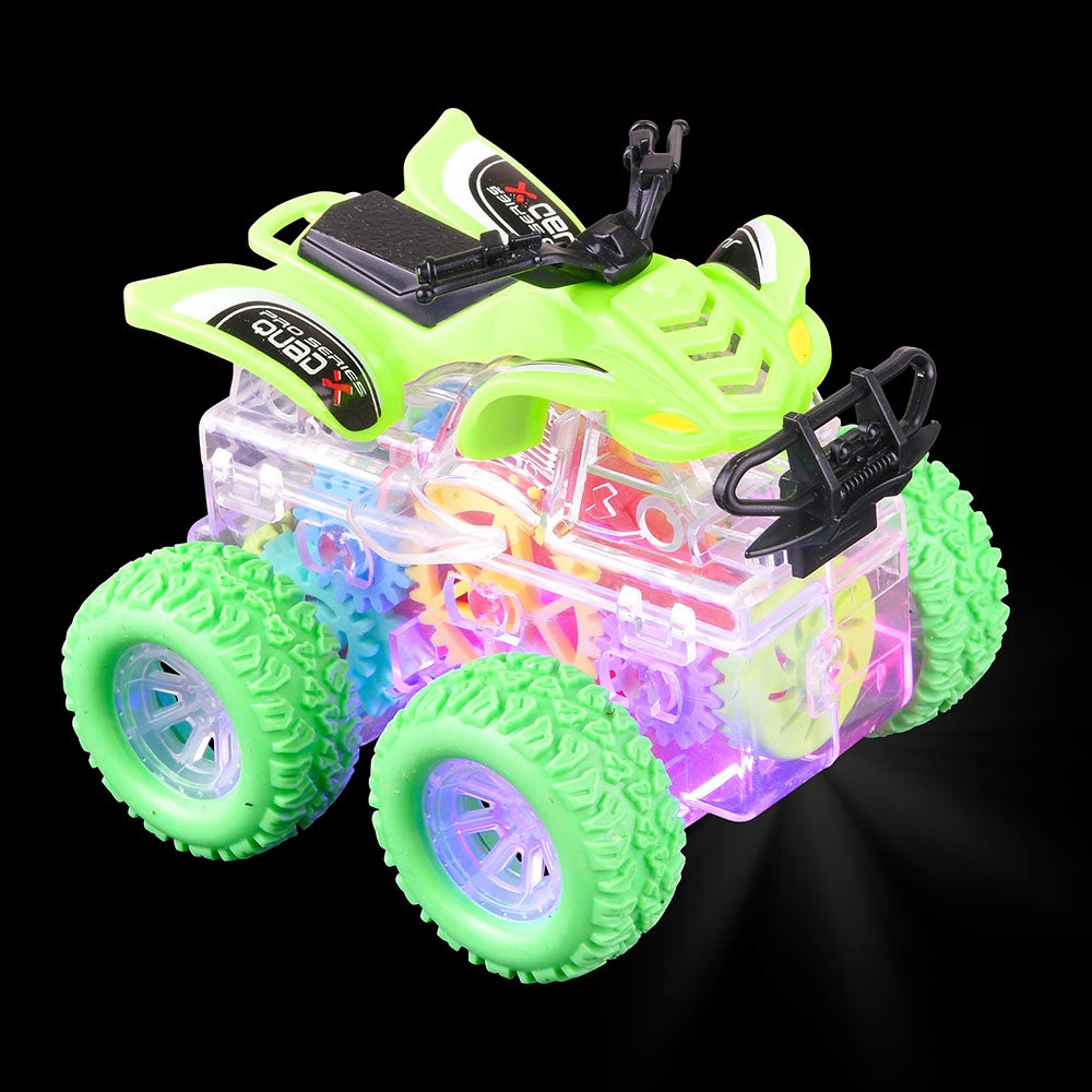 Light-Up ATV Friction Gear Toy (12 PC Display)