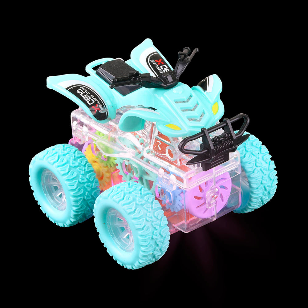Light-Up ATV Friction Gear Toy (12 PC Display)