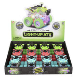 Light-Up ATV Friction Gear Toy (12 PC Display)