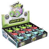 Light-Up ATV Friction Gear Toy (12 PC Display)