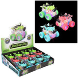 Light-Up ATV Friction Gear Toy (12 PC Display)