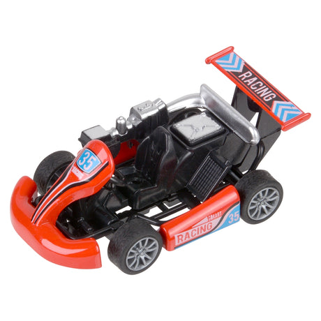 Die-Cast Pull Back Go-Kart (1 DZ)