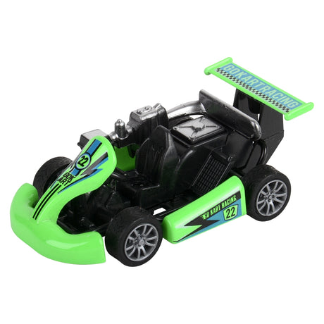 Die-Cast Pull Back Go-Kart (1 DZ)