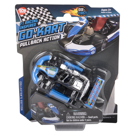 Die-Cast Pull Back Go-Kart (1 DZ)