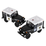 Die-Cast Pull Back 1971 Jeep DJ-5B Police (1 DSP)